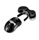 Reposamuñecas Deslizante de Gel con Canal Ergonómico Health-V™ Negro